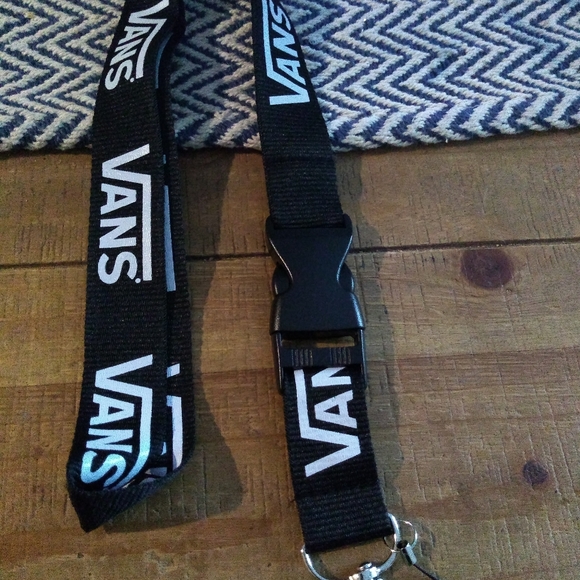 Van's out of sight lanyard keychain Black/white - Picture 5 of 7
